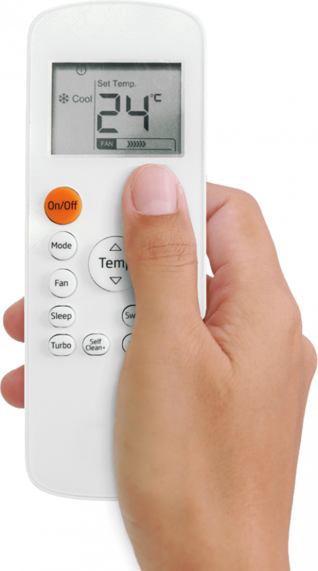 Air conditioning remote control for easy temperature adjustment, wireless climate control, and convenient management of home or commercial AC systems